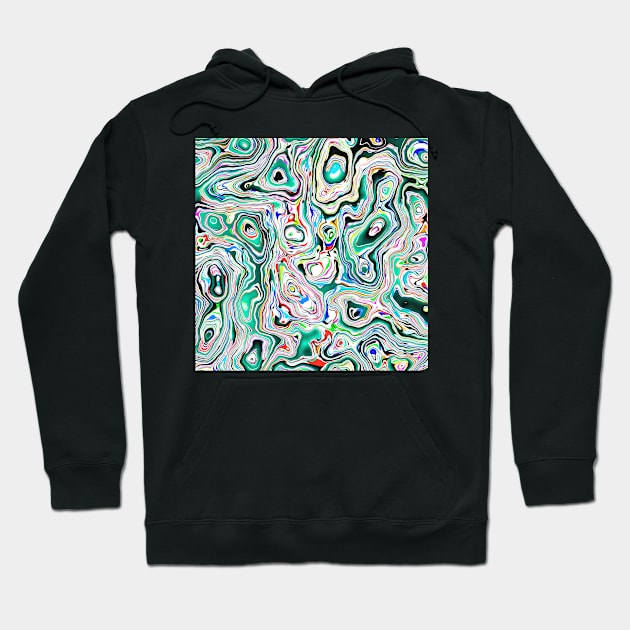 Abalone - Original Abstract Design Hoodie by artsydevil